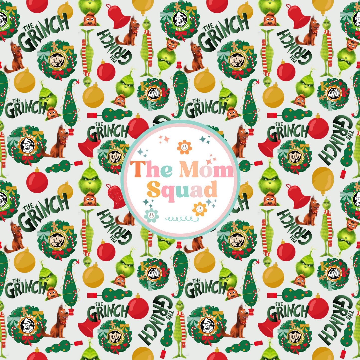 Get Festive with Our Grinch Christmas Seamless Printable Pattern - Perfect for Holiday Crafts!