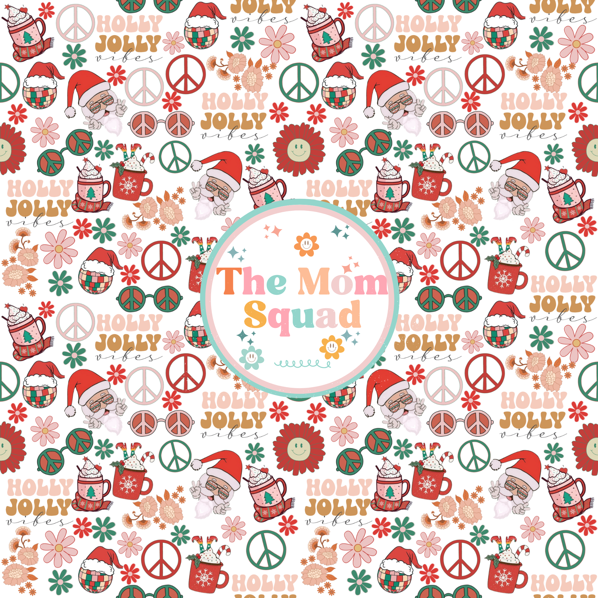 40 Preppy Christmas Seamless Patterns, Colorful Christmas Patterns