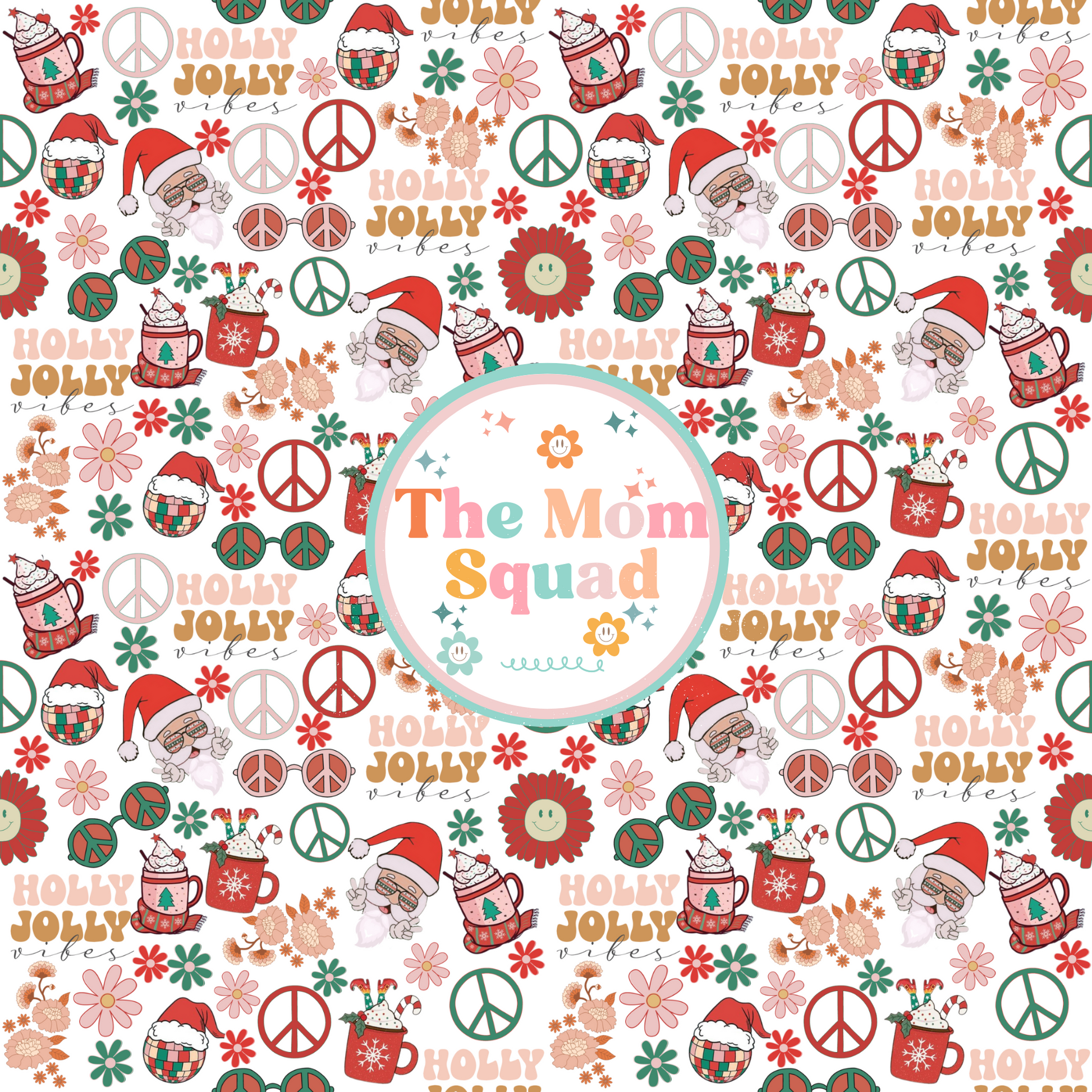 Hippie Mama Seamless Pattern Graphic by northseastudio · Creative Fabrica
