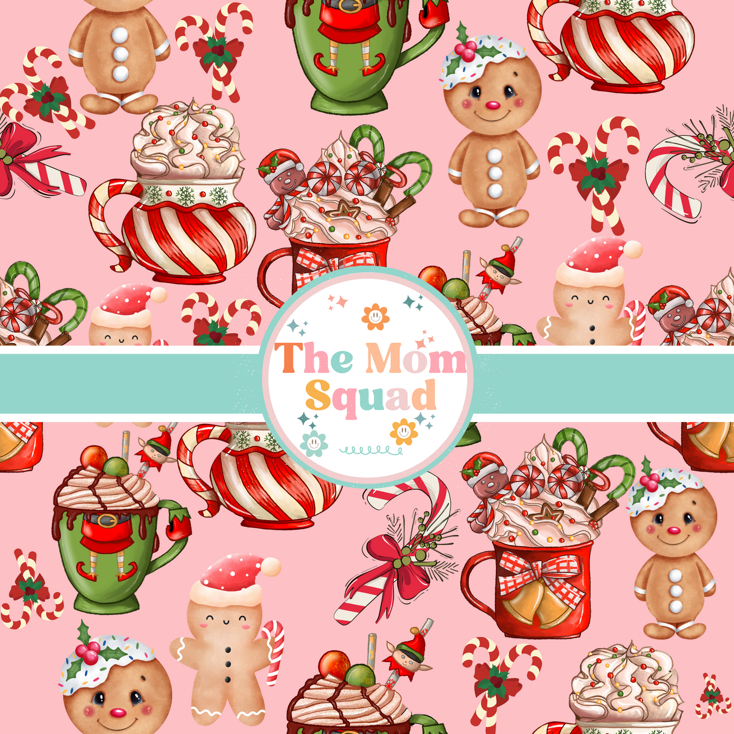 Capture the Spirit of Christmas: Discover Our Festive Christmas Gingerbread Peppermint Seamless Pattern