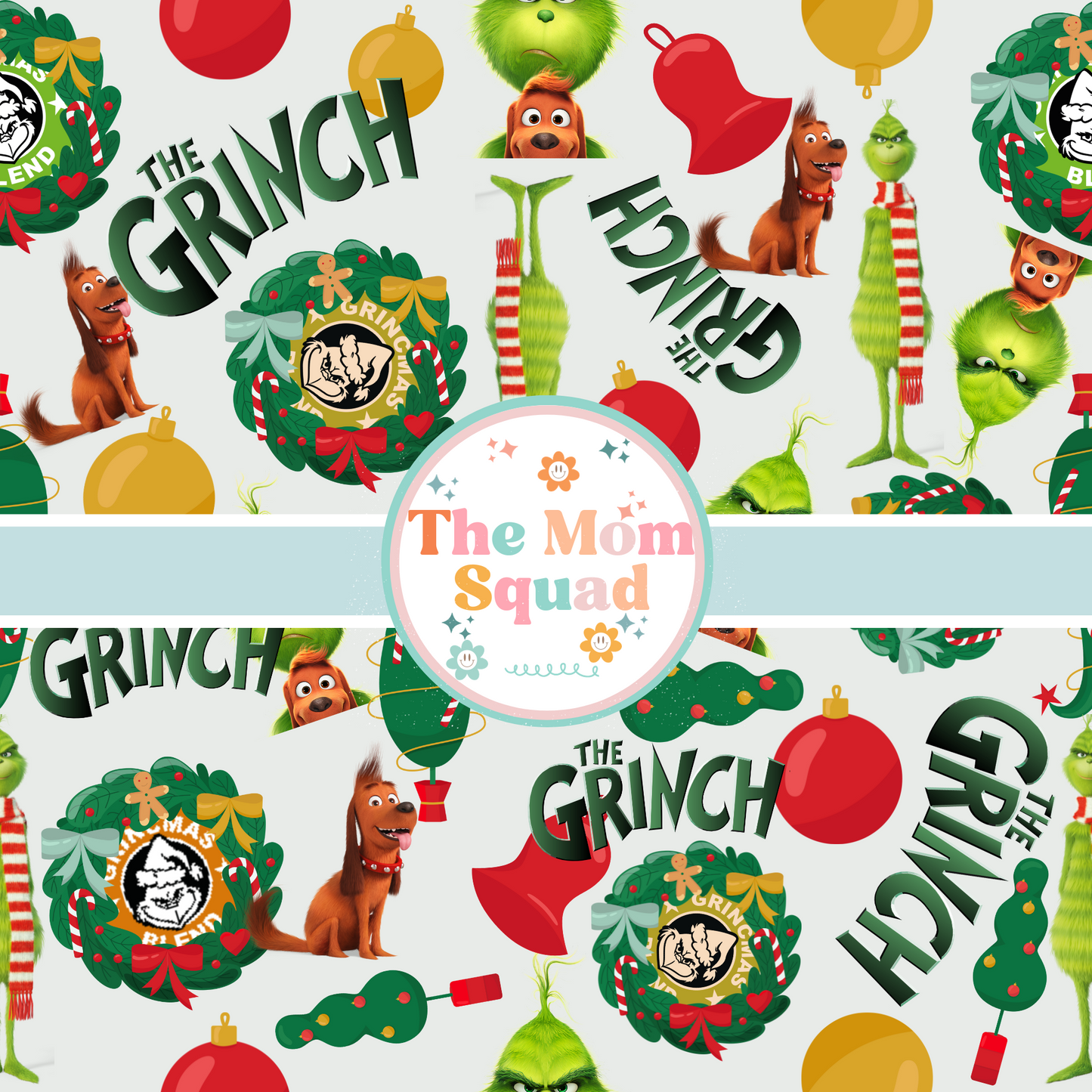 Get Festive with Our Grinch Christmas Seamless Printable Pattern - Perfect for Holiday Crafts!
