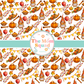 Festive Pumpkin Fall Gnome Seamless Pattern: 12" x 12" Fall Instant Download Digital Paper