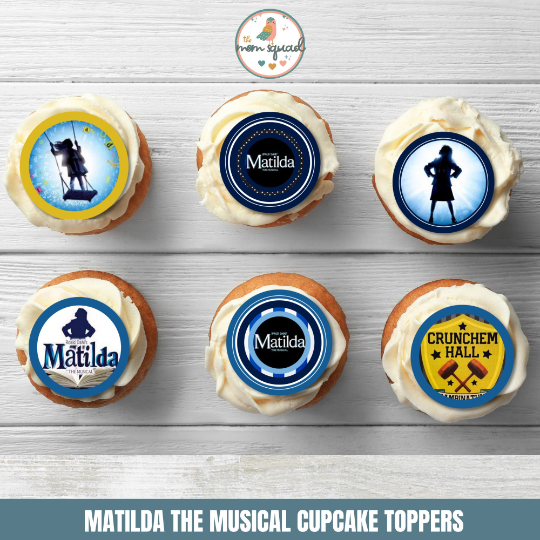 Magical Matilda The Musical Cupcake Topper Set: 12 Printable Instant Downloads for Your Party Delights