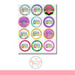 12 Have a Sweet Summer Party Cupcake Topper Printables: Instant Download to Elevate Your Celebration!